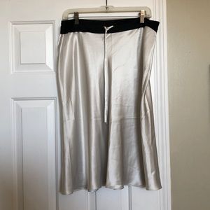Satin Calvin Klein Drawstring Skirt